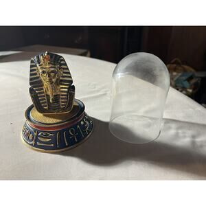 Mask Of Tutankhamun Franklin Mint Lim Ed Hand Painted w/ COA Sculpt BB2891